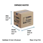 Regadera cónica 2-1/2', metálica, sin brazo, cromo-oro, AQUA 10