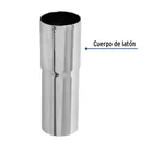 Extensión 10 cm latón cromado para contra de lavabo, 1-1/4' 2