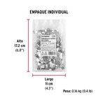Bolsa con 100 colgadores de 55 mm tipo caimán, FIERO 5