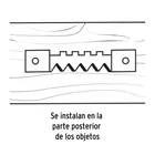 Bolsa con 100 colgadores de 75 mm tipo caimán, FIERO 3