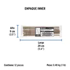 Varilla de acero de 22 cm para flotador, FOSET 3