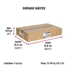Caja con 25 taquetes expansivos 16x90 mm con armella abierta 5