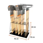 Rack de piso para herramientas de mango largo, TRUPER 2