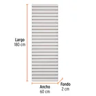 Panel ranurado 60 x 180 cm, TRUPER 3