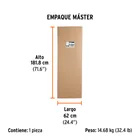 Panel ranurado 60 x 180 cm, TRUPER 6