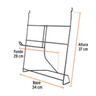Rack para discos abrasivos 14', TRUPER 2