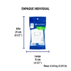 Placa armada 1 interruptor sencillo, blanco, línea Italiana 6