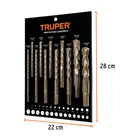 Exhibidor TRUPER de brocas de concreto 2