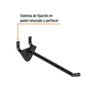 Gancho de plástico para perfocel y para ranurado, 4', TRUPER 2