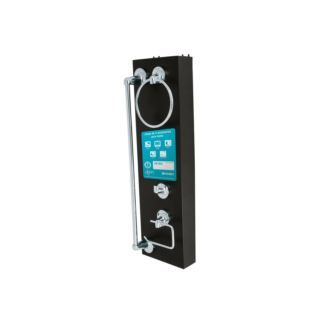 Exhibidor con juego de accesorios AQA-4004, FOSET