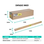 Cepillo para barrer cerda suave de 56 cm, bastón de madera 4