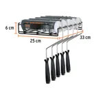 Rack para 4 rodillos para pintar de 9', TRUPER 2