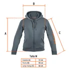 Sudadera gris para caballero, talla M, TRUPER 4