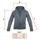 Sudadera gris para caballero, talla G, TRUPER 4