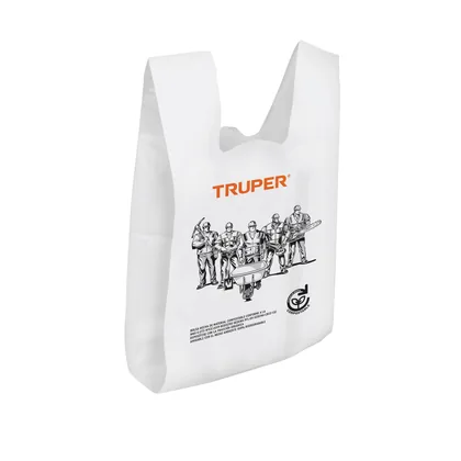 100 bolsas plásticas biodegradables de 20 x 40 cm, TRUPER