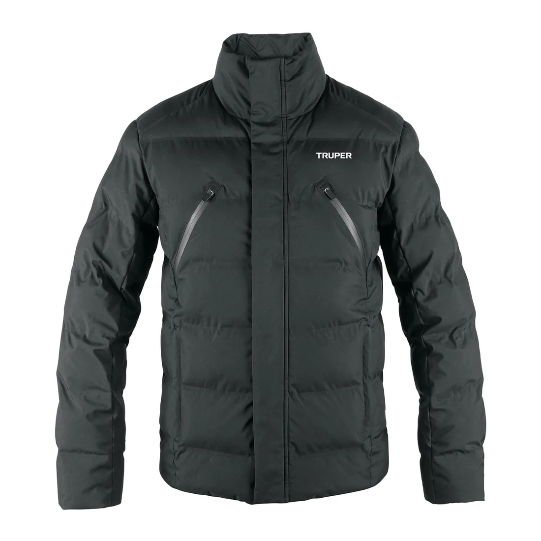 Chamarra acolchada térmica para hombre, negra, M, TRUPER
