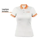 Playera polo performance para mujer, blanca, M, TRUPER 2