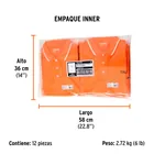 Playera polo performance para hombre, naranja, G, TRUPER 8