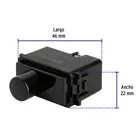 Atenuador giratorio, línea Italiana, negro, VOLTECK 2