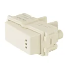 Interruptor de 3 vías con luz piloto, línea Italiana, marfil 1