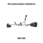 Cuchilla de repuesto para MAX-40D, TRUPER MAX 2