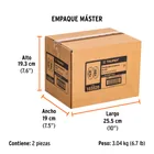 2 ruedas de repuesto para COMP-50LV y COMP-80LV, TRUPER 3