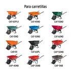 Juego de 2 palancas para cambio de llanta de carretilla 3