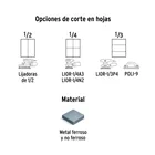 Lija de esmeril negra grano 36 de óxido de aluminio, TRUPER 3