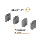 Juego de 4 peines 3/4' para tarrajas TA-850 y TA-851, TRUPER 2