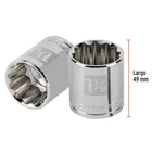 Dado de 1-1/8', 12 puntas, cuadro 1/2', TRUPER 3