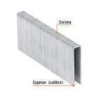 Caja con 1000 grapas corona 7/16' cal. 16, 50mm p/ENNE-160 3
