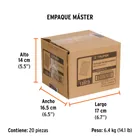 Caja con 10000 clavos calibre 23, 12mm para CLNE-23, TRUPER 7