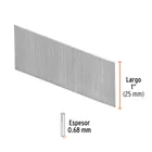 Caja con 10000 clavos calibre 23, 25 mm para CLNE-23, TRUPER 3