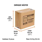 Caja con 2500 clavos calibre 16, 25 mm para CLNE-16, TRUPER 7