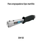 1000 grapas 1/4' corona 10.6mm, para ET-50X, ET-50 y EM-50 3