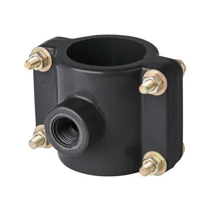 Abrazadera para toma domiciliaria PP 2' x 1/2', FOSET