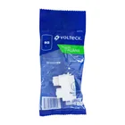 Contacto sencillo, 2 polos + tierra, línea Italiana, blanco 5