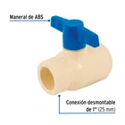 Válvula de esfera desmontable de CPVC de 1', FOSET 2