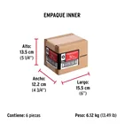 Bolsa de 1 kilo arandelas planas galvanizadas 1/4', FIERO 6