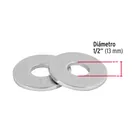 Bolsa de 1 kilo arandelas planas galvanizadas 1/2', FIERO 3