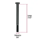 Bolsa con 50 tornillos 5/16' x 3-1/2' acero grado 5, FIERO 3