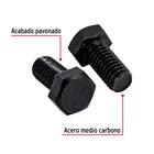 Bolsa con 50 tornillos 3/8' x 3/4' acero grado 5, FIERO 2