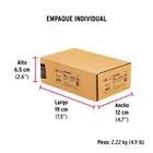 Caja con 50 taquetes arpón de 3/8' x 3', FIERO 5