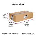 Caja con 25 taquetes arpón de 1/2' x 5-1/2', FIERO 6