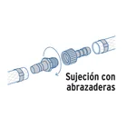 Juego de conectores de 3/8' de polipropileno, FOSET 3