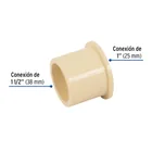 Reducción bushing de CPVC 1-1/2' x 1', FOSET 2
