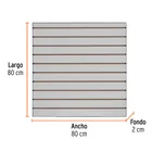 Panel ranurado 80 x 80 cm TRUPER 3