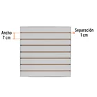 Panel ranurado 80 x 80 cm TRUPER 4