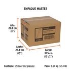 Broca plana de manita 1-1/2' para madera, TRUPER 7