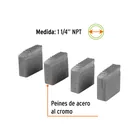 Juego de 4 peines 1-1/4' para tarrajas TA-850 y TA-851 2